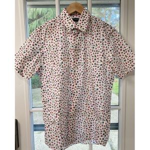 Lindbergh Men’s Floral Short-Sleeved Shirt